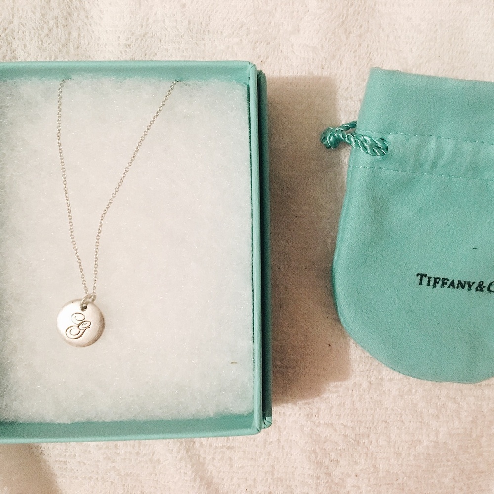 Tiffany & Co. Notes Alphabet Disc Charm Pendant